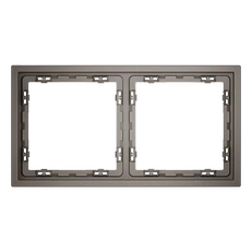Изображение Рамка пластиковая VOLTUM S70 на 2 пост, (капучино)
