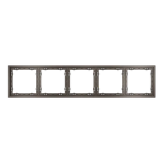Изображение Рамка пластиковая VOLTUM S70 на 5 пост, (капучино)