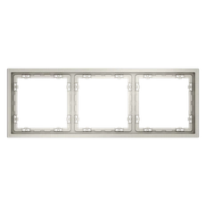 Изображение Рамка пластиковая VOLTUM S70 на 3 поста (кашемир)