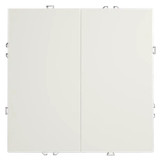 Изображение Перекрестный переключатель встраиваемый VOLTUM S70 двухклавишный 10А (хлопок)